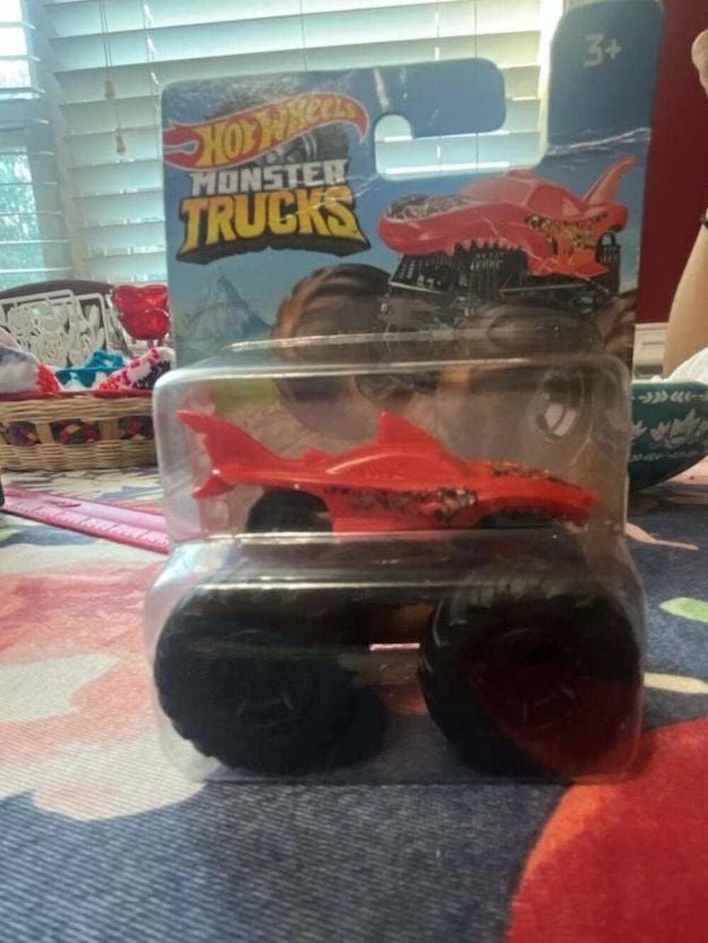 Hot Wheels Monster Trucks  Lava Shark Red Edition